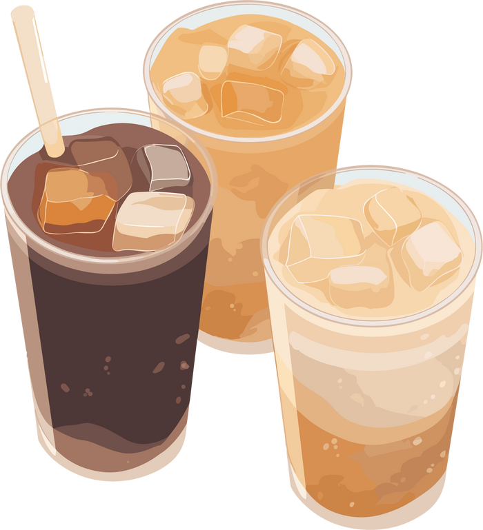 Isometric Iced Coffee